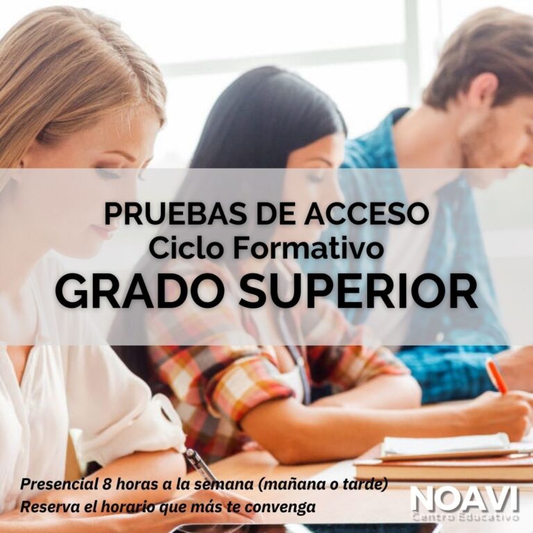 Prueba de acceso a Grado Superior