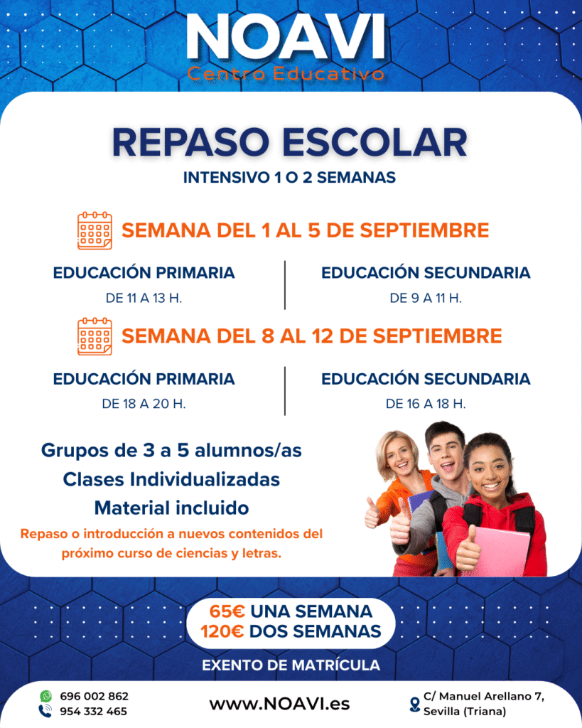 Curso intensivo de REPASO ESCOLAR