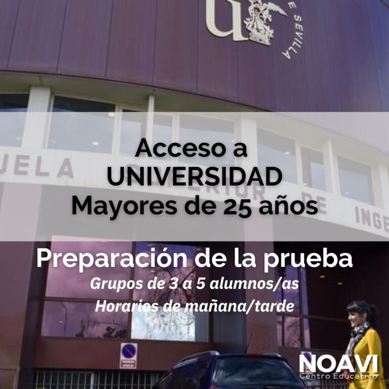 Prueba de acceso a Universidad +25
