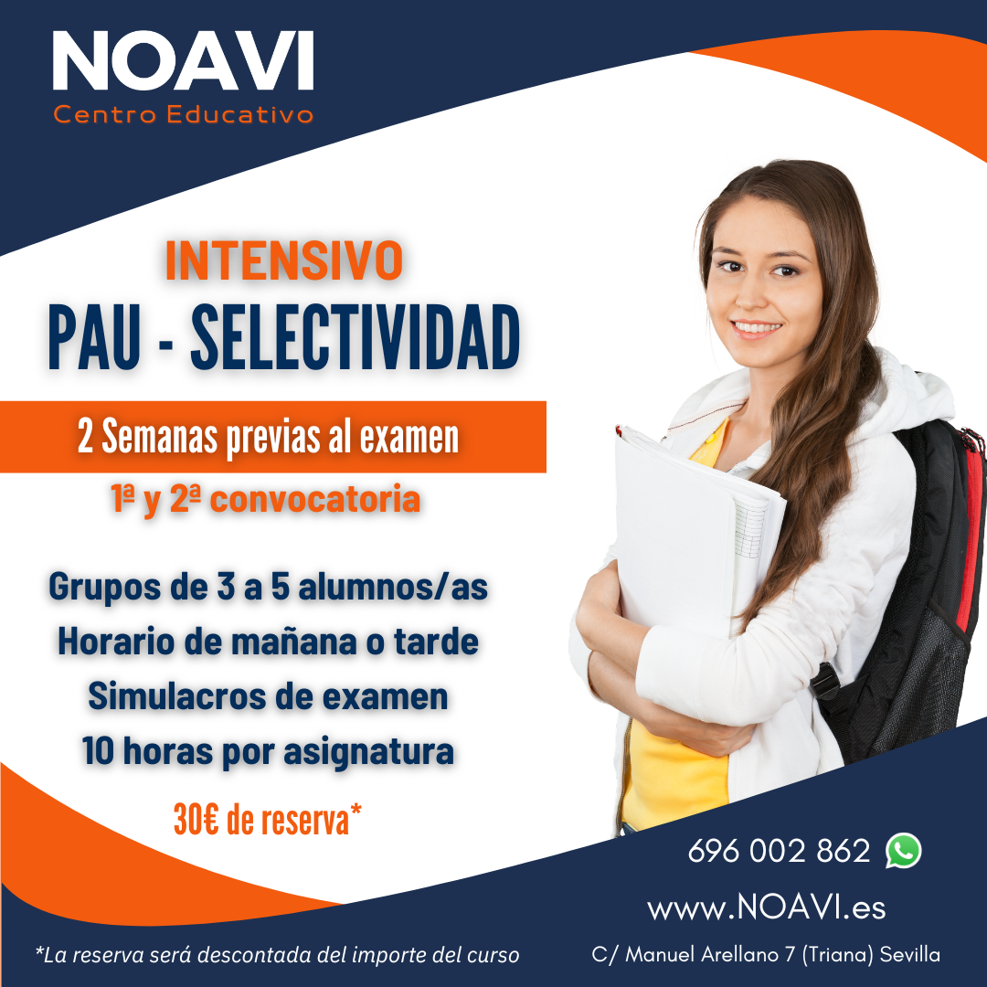 CURSO INTENSIVO PAU SELECTIVIDAD